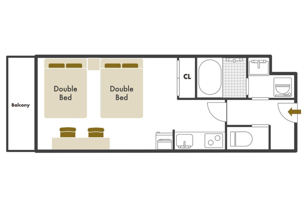 กร็องดูซ ฮานาโซโนโจะ 2 Apartment โอซาก้า ภายนอก รูปภาพ